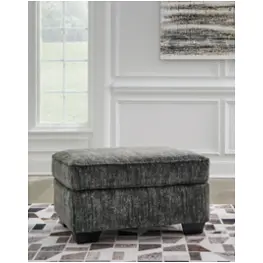 5050414 Ashley Furniture Lonoke - Gunmetal Living Room Furniture Ottoman