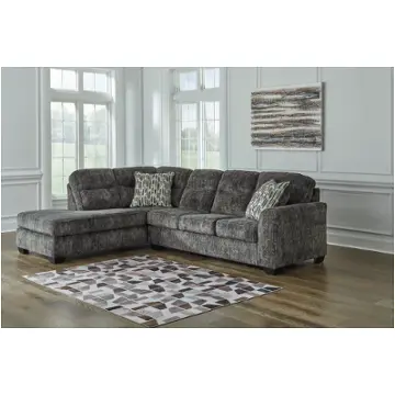 5050416 Ashley Furniture Lonoke - Gunmetal Living Room Furniture Sectional