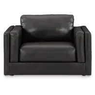 5740523 Ashley Furniture Amiata - Onyx Oversized Chair - Onyx