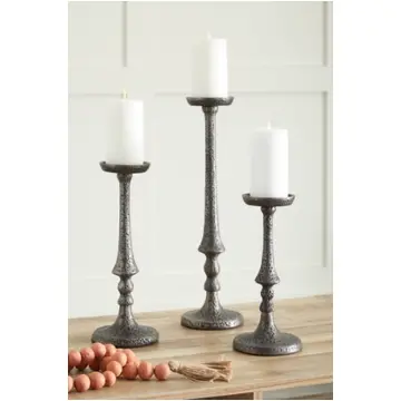 A2000424 Ashley Furniture Accent Furniture Candle Holder Set