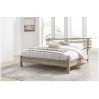 B2075-158 Ashley Furniture Hasbrick King Slat Panel Bed