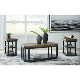 T402-13 Ashley Furniture Landocken Living Room Furniture Occasional Table Set