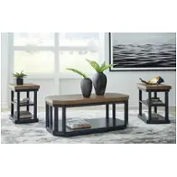 T402-13 Ashley Furniture Landocken Living Room Furniture Occasional Table Set