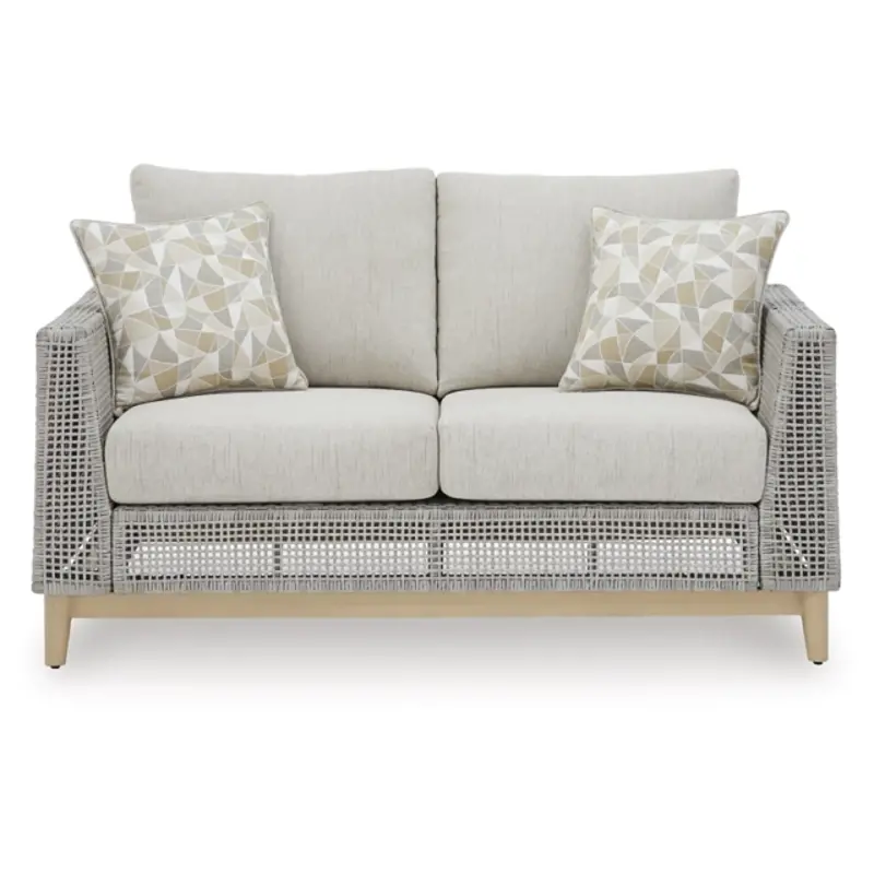 P798-835 Ashley Furniture Outdoor Loveseat With Cushion