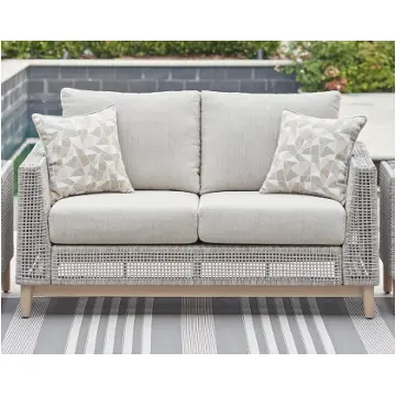 P798-835 Ashley Furniture Seton Creek Outdoor Furniture Loveseat