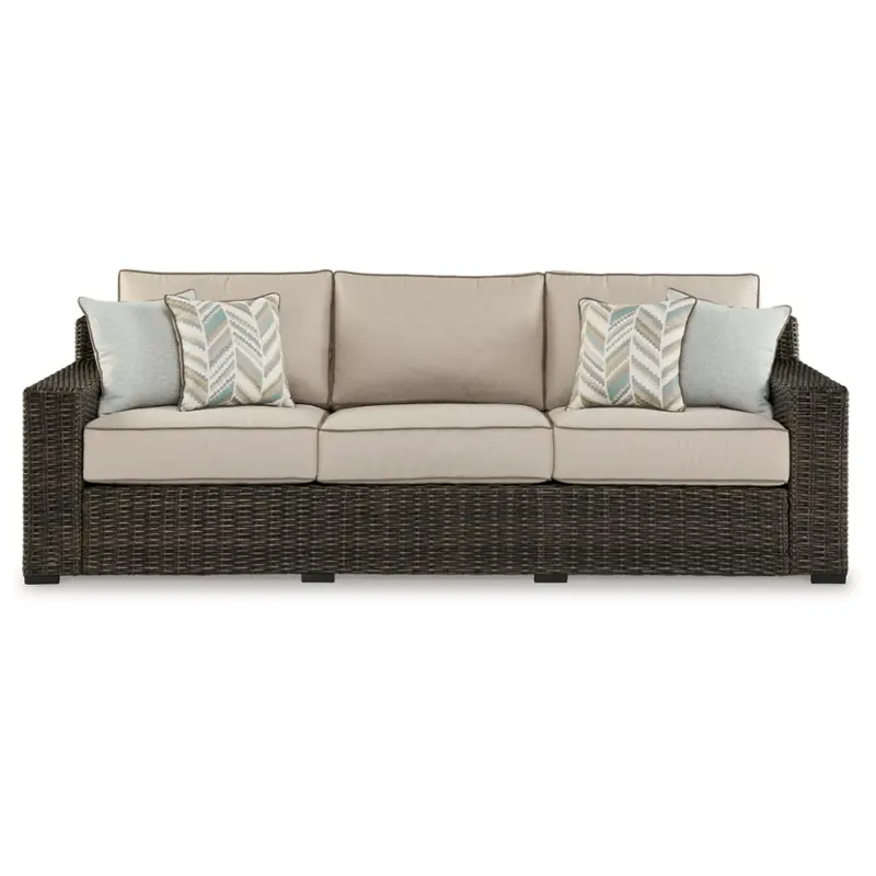 P784-838 Ashley Furniture Coastline Bay Outdoor Sofa With Cushion