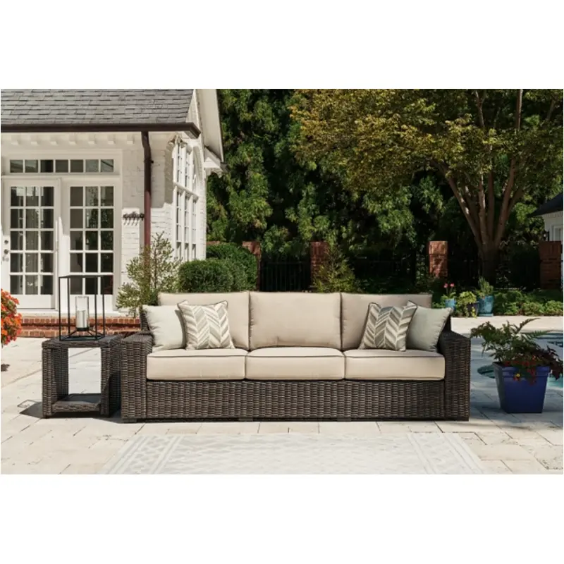 P784-838 Ashley Furniture Coastline Bay Outdoor Furniture Sofa