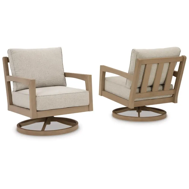 P560-821 Ashley Furniture Outdoor Swivel Lounge With Cushion
