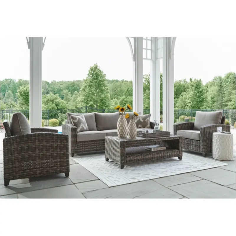 P335-081 Ashley Furniture Oasis Court Outdoor Furniture Sofa