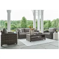 P335-081 Ashley Furniture Oasis Court Outdoor Furniture Sofa