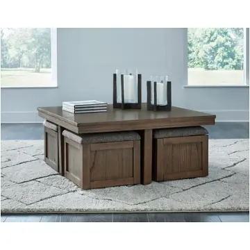 T738-20 Ashley Furniture Boardernest Living Room Furniture Cocktail Table
