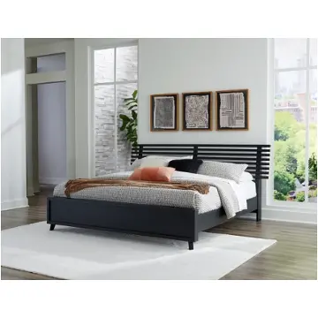 Louis XV Laylah Sleigh Bed in French Noir