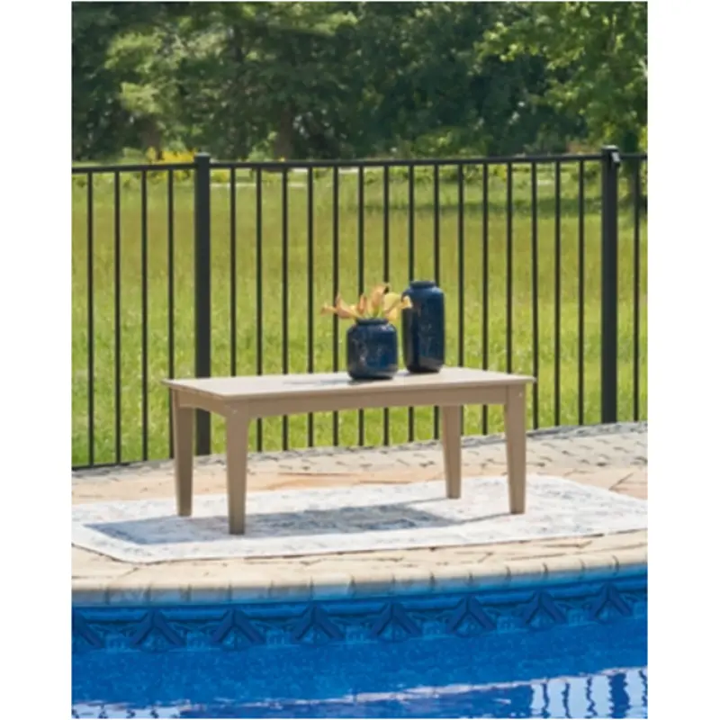 P114-701 Ashley Furniture Hyland Wave Outdoor Furniture Cocktail Table