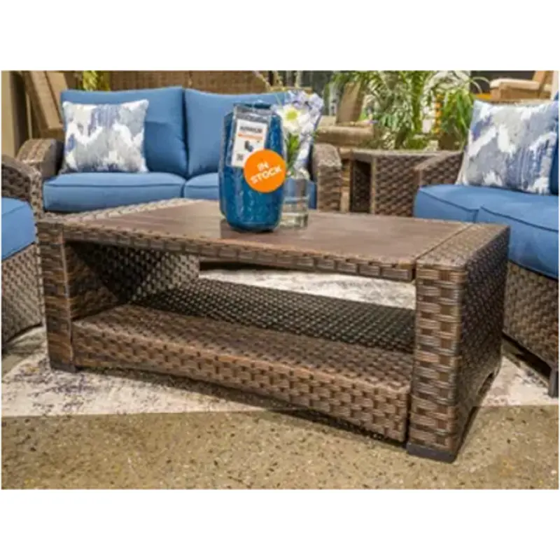 P340-701 Ashley Furniture Windglow Living Room Furniture Cocktail Table