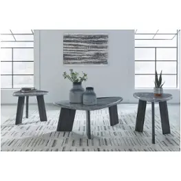T390-13 Ashley Furniture Bluebond Living Room Furniture Occasional Table Set