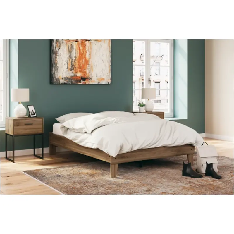 Eb1866-156 Ashley Furniture Deanlow Full Platform Panel Bed