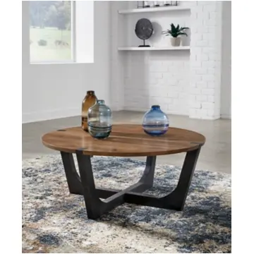 T726-8 Ashley Furniture Hanneforth Living Room Furniture Cocktail Table