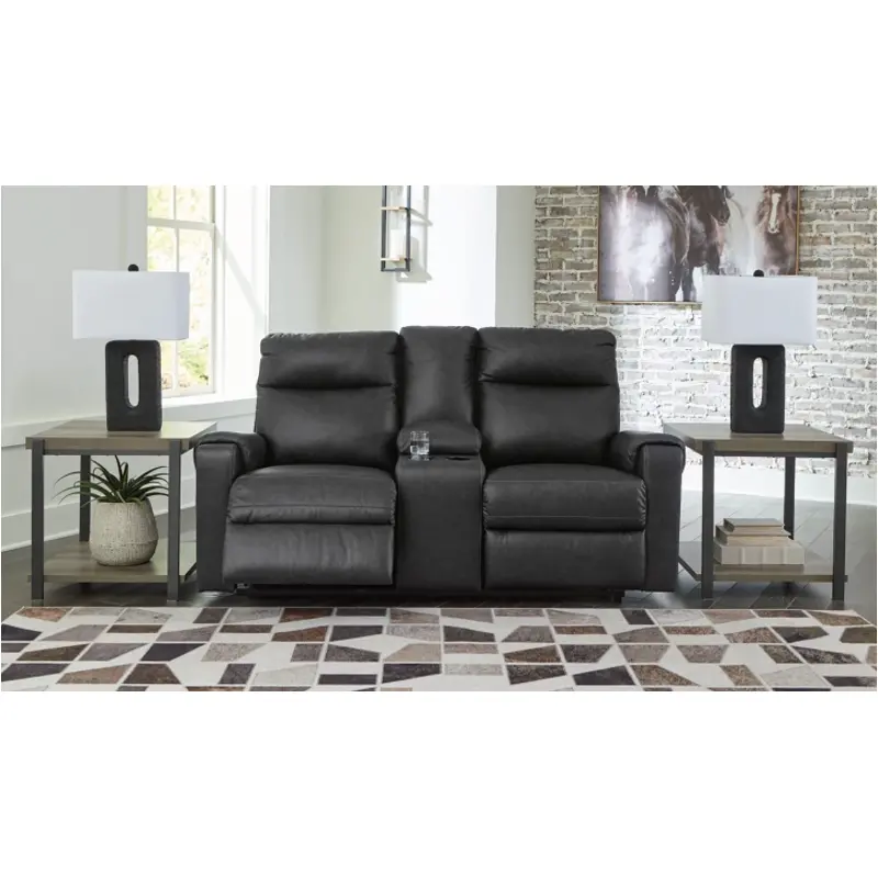 3410596 Ashley Furniture Power Reclining Loveseat With Console