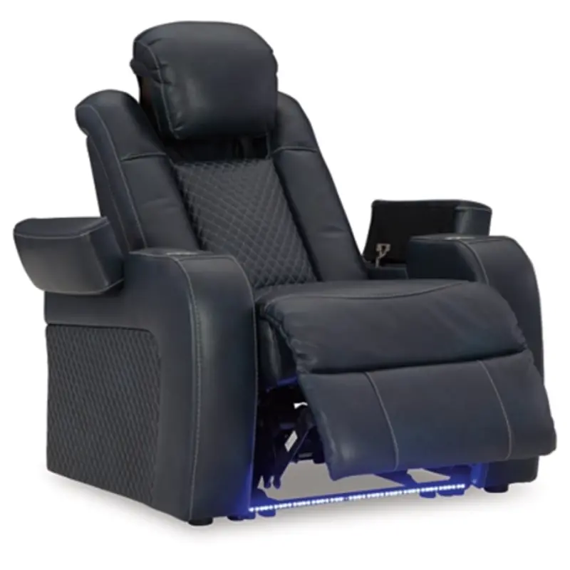 3660313 Ashley Furniture Fyne-dyme Power Recliner - Sapphire