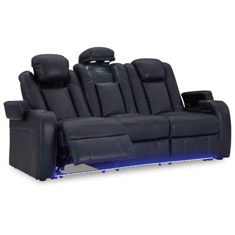 3660315 Ashley Furniture Power Reclining Sofa - Sapphire