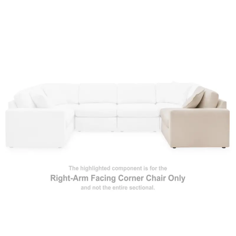 9210365 Ashley Furniture Right-arm Facing Corner Chair - Oyster