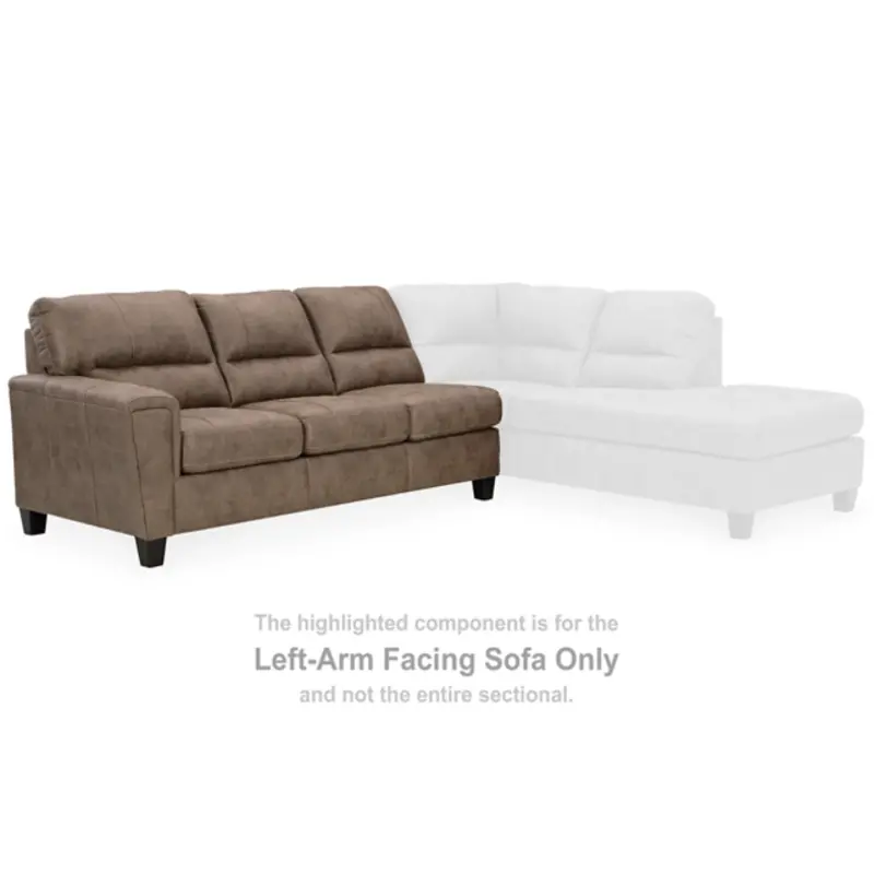 9400466 Ashley Furniture Navi Leftarm Facing Sofa Fossil