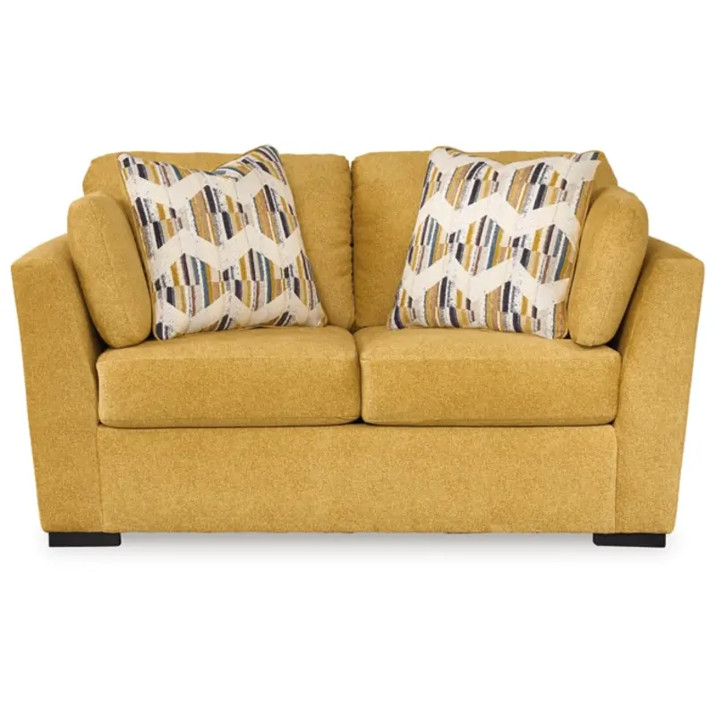 6750635 Ashley Furniture Keerwick - Sunflower Loveseat