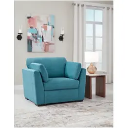 6750723 Ashley Furniture Keerwick - Teal Living Room Furniture Living Room Chair