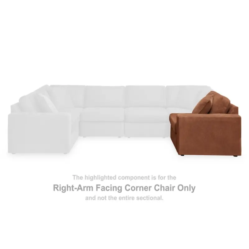 9210265 Ashley Furniture Right-arm Facing Corner Chair - Spice