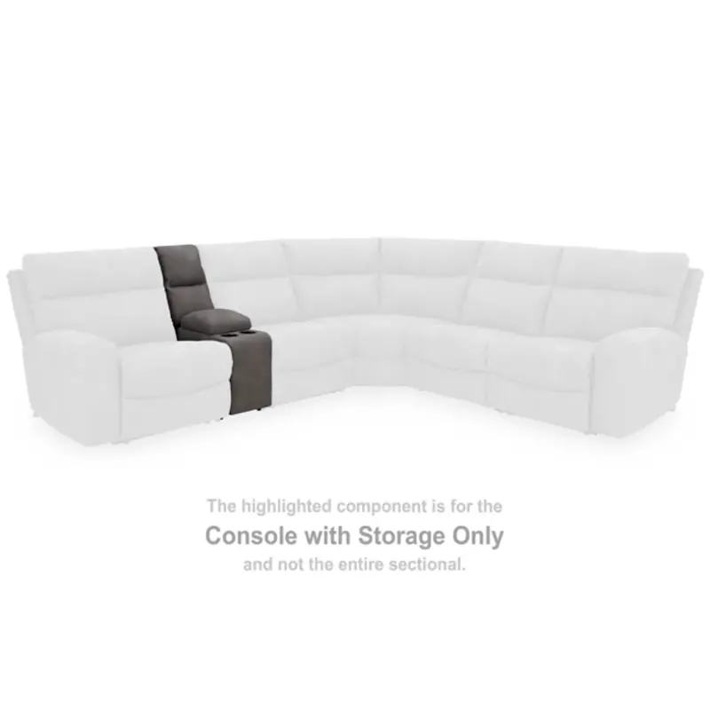6100357 Ashley Furniture Console With Storage - Slate