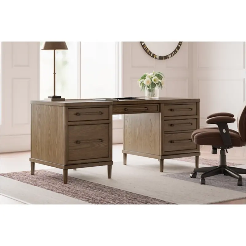 H769-21 Ashley Furniture Roanhowe 68in Home Office Desk
