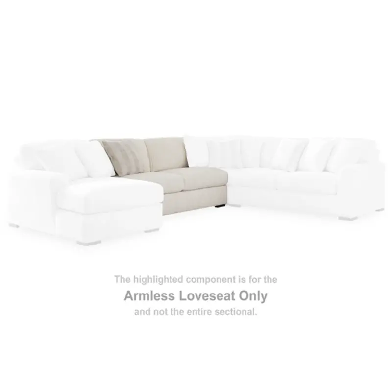 6190434 Ashley Furniture Chessington Armless Loveseat