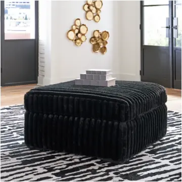 9810308 Ashley Furniture Midnight-madness Living Room Furniture Ottoman