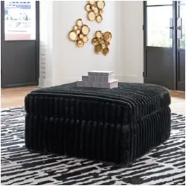 9810308 Ashley Furniture Midnight-madness Living Room Furniture Ottoman