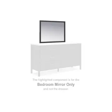 B2616-36 Ashley Furniture Cadmori - Black Bedroom Furniture Mirror