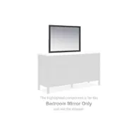 B2616-36 Ashley Furniture Cadmori - Black Bedroom Furniture Mirror