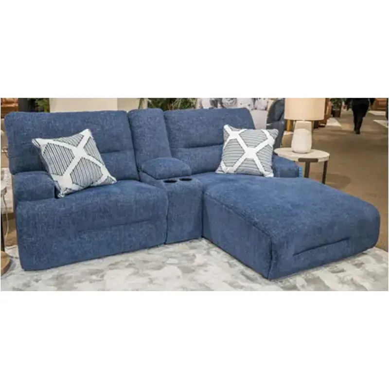 9360762 Ashley Furniture Right-arm Facing Power Recliner - Navy