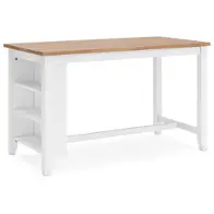 D398-13 Ashley Furniture Gesthaven Dining Room Furniture Counter Height Table