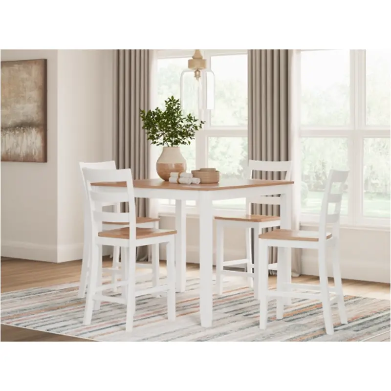 D398-223 Ashley Furniture Gesthaven Dining Room Furniture Counter Height Table