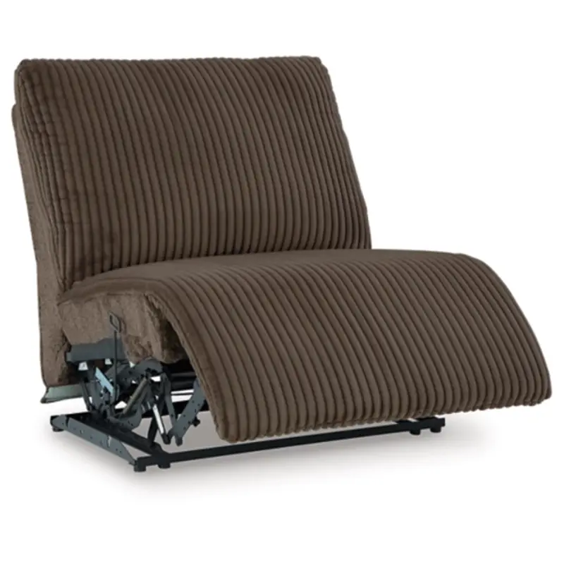 9270519 Ashley Furniture Top Tier Armless Recliner - Chocolate
