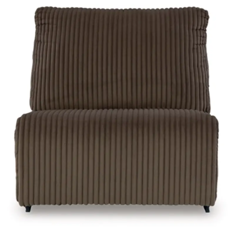 9270546 Ashley Furniture Top Tier Armless Chair - Chocolate