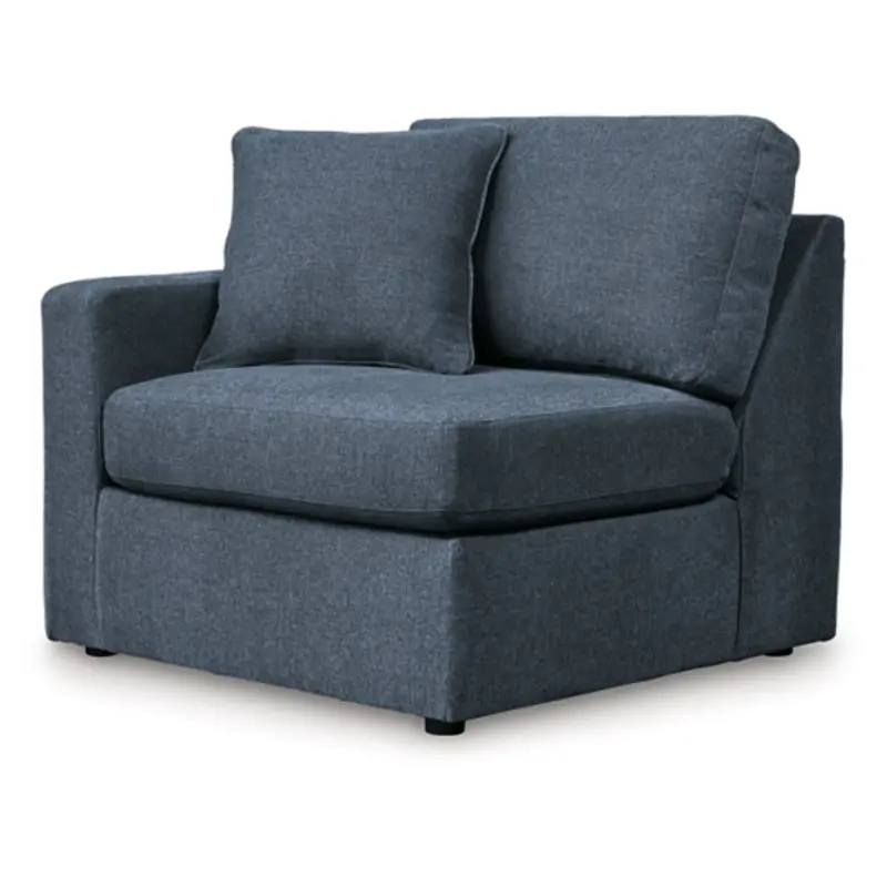 クッションチェア ネイビー メモリーフォーム 91D×91W×61Hcm Buylateral Sonia Mid Century Modern Accent Chair Blue: Upholstered