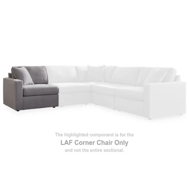 9210464 Ashley Furniture Left-arm Facing Corner Chair - Granite