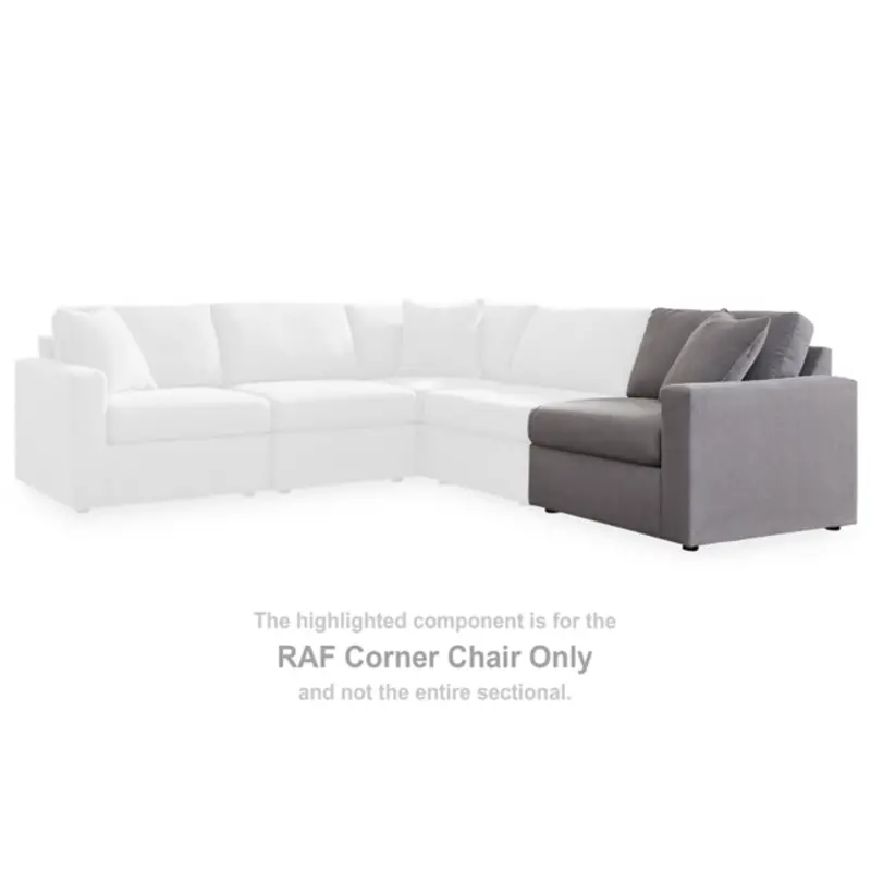 9210465 Ashley Furniture Right-arm Facing Corner Chair - Granite