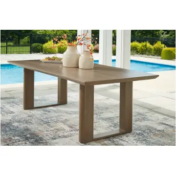 P671-625 Ashley Furniture Serene Bay Outdoor Furniture Dining Table