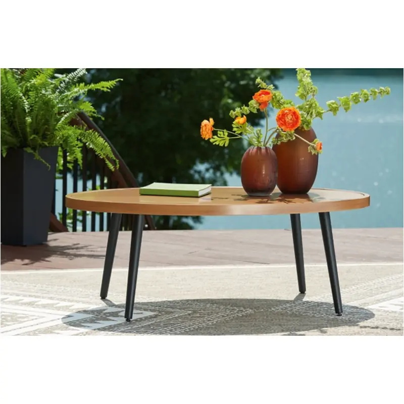 P572-701 Ashley Furniture Horizon Hall Outdoor Furniture Cocktail Table