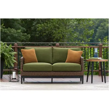 P572-835 Ashley Furniture Horizon Hall Outdoor Furniture Loveseat
