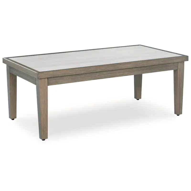 P701-701 Ashley Furniture Rainier Ranch Outdoor Furniture Cocktail Table