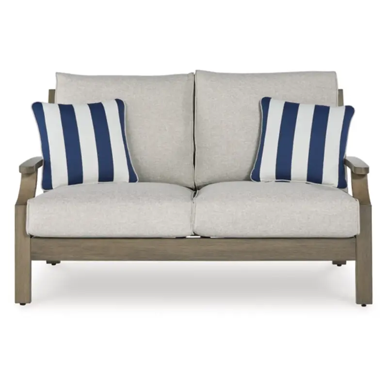 P701-835 Ashley Furniture Outdoor Loveseat With Cushion