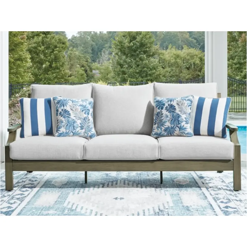 P701-838 Ashley Furniture Rainier Ranch Outdoor Furniture Sofa